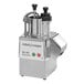 A white Robot Coupe CL50 Gourmet commercial food processor with a lid and handle.