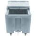Cambro ICS125LB401 SlidingLid™ Slate Blue Mobile Ice Bin - 125 lb. Capacity Main Thumbnail 3