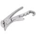 An American Metalcraft cast aluminum pizza pan gripper with a silver handle and hook.