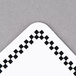 Square Write On Deli Tag with Black Checkered Border - 25/Pack Main Thumbnail 3