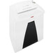 A white HSM SECURIO B24c shredder with black accents.