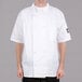 Chef Revival Bronze J105 Unisex White Customizable Short Sleeve Chef Coat - S Main Thumbnail 1