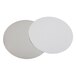 Durable Packaging L260-250 Board Lid for 10" Round Foil Take Out Pan - 250/Case Main Thumbnail 5