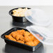 Pactiv Newspring NC8168B 16 oz. Black 5" x 7 1/4" x 1 1/2" VERSAtainer Rectangular Microwavable Container with Lid - 150/Case Main Thumbnail 1