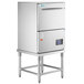 Noble Warewashing UH30-E Energy Efficient High Temperature Undercounter Dishwasher Kit with 18" Stand - 208/230V Main Thumbnail 3