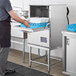 Noble Warewashing UH30-E Energy Efficient High Temperature Undercounter Dishwasher Kit with 18" Stand - 208/230V Main Thumbnail 1