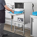 Noble Warewashing UH30-FND High Temperature Undercounter Dishwasher Kit with 18" Stand - 208/230V Main Thumbnail 1