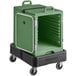 CaterGator Green Insulated Front Loading 5-Pan Carrier with Black Dolly and Strap Main Thumbnail 4