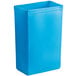 A Baker's Mark blue rectangular plastic container with a lid.