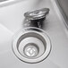 Regency 10" x 14" x 10" 16-Gauge Stainless Steel One Compartment Drop-In Sink with 8" Gooseneck Faucet Main Thumbnail 5