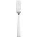 A silver Sant'Andrea stainless steel salad/dessert fork with a white handle.