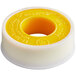 A roll of yellow Easyflex PTFE thread seal tape with a hole in the middle.