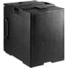 Choice Black Front-Loading Insulated Food Pan Carrier - 6 Full-Size Pan Capacity Main Thumbnail 3
