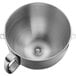 KitchenAid KN2B6PEH Polished Stainless Steel 6 Qt. Mixing Bowl with Handle for Stand Mixers Main Thumbnail 2