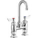 Waterloo Deck Mount Faucet with 3 1/2" Gooseneck Spout and 4" Centers Main Thumbnail 3