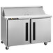 Traulsen Centerline CLPT-4818-SD-RR 48 1/2" 2 Right Hinged Door Mega Top Refrigerated Sandwich Prep Table Main Thumbnail 1