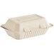 Footprint Bagasse Take-Out Container 9" x 6" x 3" - 200/Case Main Thumbnail 2
