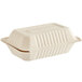 Footprint Bagasse Take-Out Container 9" x 6" x 3" - 200/Case Main Thumbnail 3