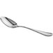 An Acopa Inspira stainless steel tablespoon with a silver handle and spoon.