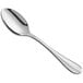 An Acopa Brigitte stainless steel teaspoon with a silver handle and spoon.