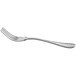 An Acopa Inspira stainless steel dinner fork with a silver handle on a white background.