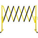 Versare 2050401 Protector 11' Yellow Portable Safety Gate with Wheels Main Thumbnail 1