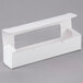 7 3/4" x 1 5/8" x 1 5/8" White 1/2 lb. 1-Piece Candy Box with Rectangle Window   - 500/Case Main Thumbnail 3