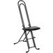 Vestil CPRO-800LP Folding Ergonomic Work Chair with 18" - 33" Seat Height Main Thumbnail 1