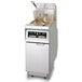 Frymaster PH155-C Natural Gas High Efficiency Fryer 50 lb. with Programmable Computer Controls and Stainless Steel Door - 80,000 BTU Main Thumbnail 1