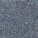 A close-up of a slate blue carpet with a red border.
