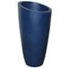 A Mayne Modesto Neptune Blue planter with a curved top and large base.