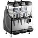 A black and white Narvon Summit granita machine with three clear containers.