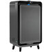 A black rectangular Bissell Air 220 air purifier with gray accents and holes.