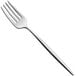 A WMF by BauscherHepp Enia stainless steel cake fork with a long silver handle.