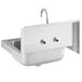 Steelton 17" x 15" Wall Mounted Hand Sink with Gooseneck Faucet Main Thumbnail 4