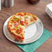 Choice 6" Aluminum Wide Rim Pizza Pan Main Thumbnail 1