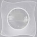 Fineline 6203-CL Tiny Temptations 2 3/4" x 2 3/4" Tiny Tortes Disposable Clear Plastic Tray - 200/Case Main Thumbnail 2