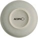 A white Acopa porcelain bowl with black text reading "Acopa" on the bottom.