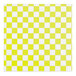 Yellow and white checkered Choice sandwich wrap paper.