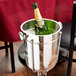 9" Stainless Steel Wine / Champagne Bucket - 8 Qt. Main Thumbnail 6