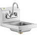 Regency 12" x 16" Wall Mounted Hand Sink with Gooseneck Faucet