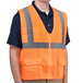 Cordova Orange Class 2 High Visibility Surveyor's Safety Vest Main Thumbnail 3