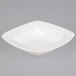 CAC GAD-SQ3 Garden State 9" Bone White Square Porcelain Soup Plate - 24/Case Main Thumbnail 2