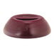 Cambro MDSD9487 Shoreline Collection Cranberry 10 1/4" Insulated Plastic Dome Plate Cover - 12/Case Main Thumbnail 1