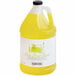 A jug of Narvon Dew Drop slushy concentrate, a yellow liquid.