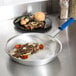 Vollrath E4010 Wear-Ever 10" Aluminum Fry Pan with Rivetless Interior and Blue Cool Handle Main Thumbnail 1