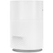 A white cylindrical Guardian Technologies air purifier with holes.