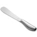 An Acopa stainless steel soft cheese spreader with a handle.