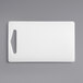 Choice 10" x 6" x 1/2" White Polyethylene Cutting Board Main Thumbnail 3