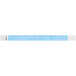 Carnival King Light Blue Disposable Tyvek® Customizable Wristband 3/4" x 10" - 500/Bag Main Thumbnail 1